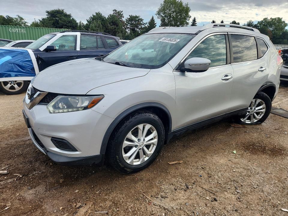 2015 Nissan Rogue მანქანა იყიდება აუქციონზე, vin: KNMAT2MV7FP509077, აუქციონის ნომერი: 69136826
