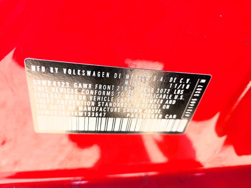 Продажа на аукционе авто 2019 Volkswagen Jetta, vin: 3VWC57BU1KM133547, номер лота: 66852566