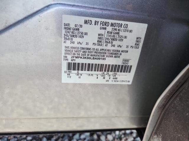 Aukcja sprzedaży 2020 Ford Edge, vin: 2FMPK3K90LBA99195, numer aukcji: 68788606
