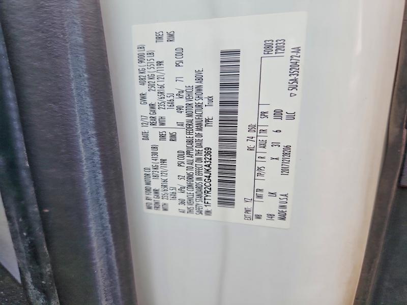 67452606 :رقم المزاد ، 1FTYR2CG4JKA32369 vin ، 2018 Ford Transit مزاد بيع