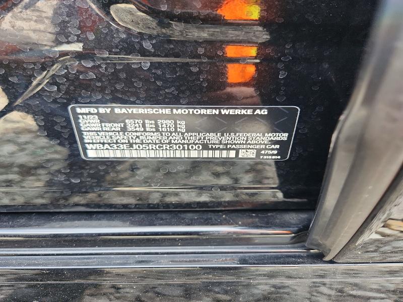 2024 Bmw 760 მანქანა იყიდება აუქციონზე, vin: WBA33EJ05RCR30100, აუქციონის ნომერი: 66081566