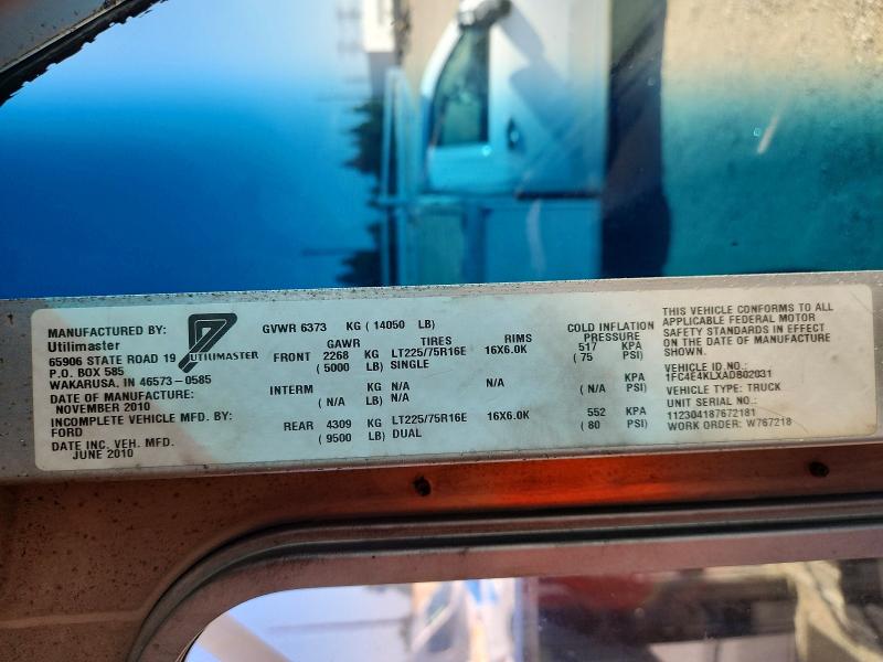 Продаж на аукціоні авто 2010 Ford E450, vin: 1FC4E4KLXADB02031, номер лоту: 67723806