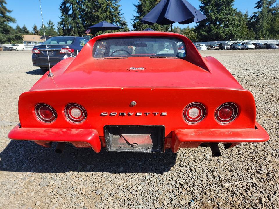 Продажа на аукционе авто 1973 Chevrolet Corvette, vin: 1Z37J3S411934, номер лота: 69106306