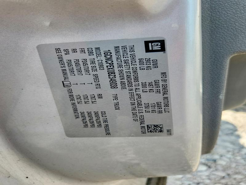 2011 Chevrolet Silverado მანქანა იყიდება აუქციონზე, vin: 1GCNCPEX0BZ349038, აუქციონის ნომერი: 67258536