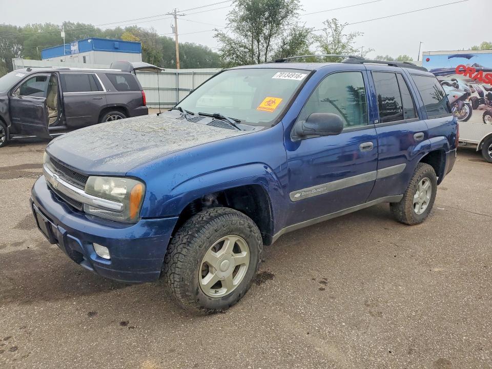 2004 Chevrolet Trailblazer მანქანა იყიდება აუქციონზე, vin: 1GNDT13S242425300, აუქციონის ნომერი: 70134916