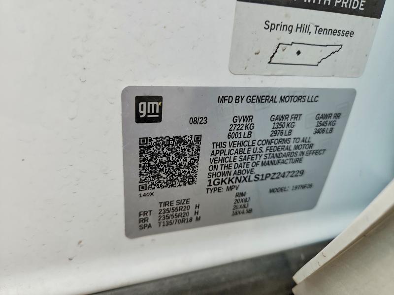 67902676 :رقم المزاد ، 1GKKNXLS1PZ247229 vin ، 2023 Gmc Acadia مزاد بيع
