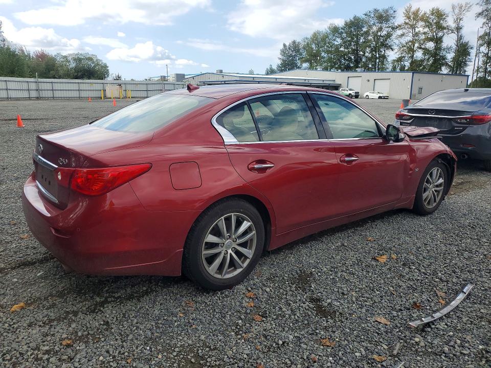 68750316 :رقم المزاد ، JN1BV7AR6FM402268         vin ، 2015 Infiniti Q50 مزاد بيع