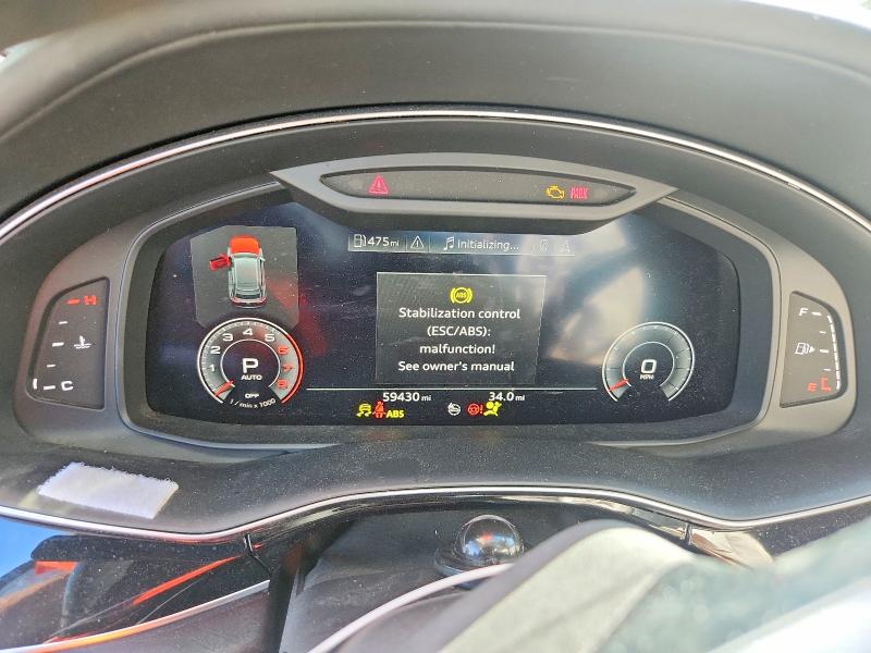 2019 Audi Q8 მანქანა იყიდება აუქციონზე, vin: WA1CVAF19KD033573, აუქციონის ნომერი: 69502236