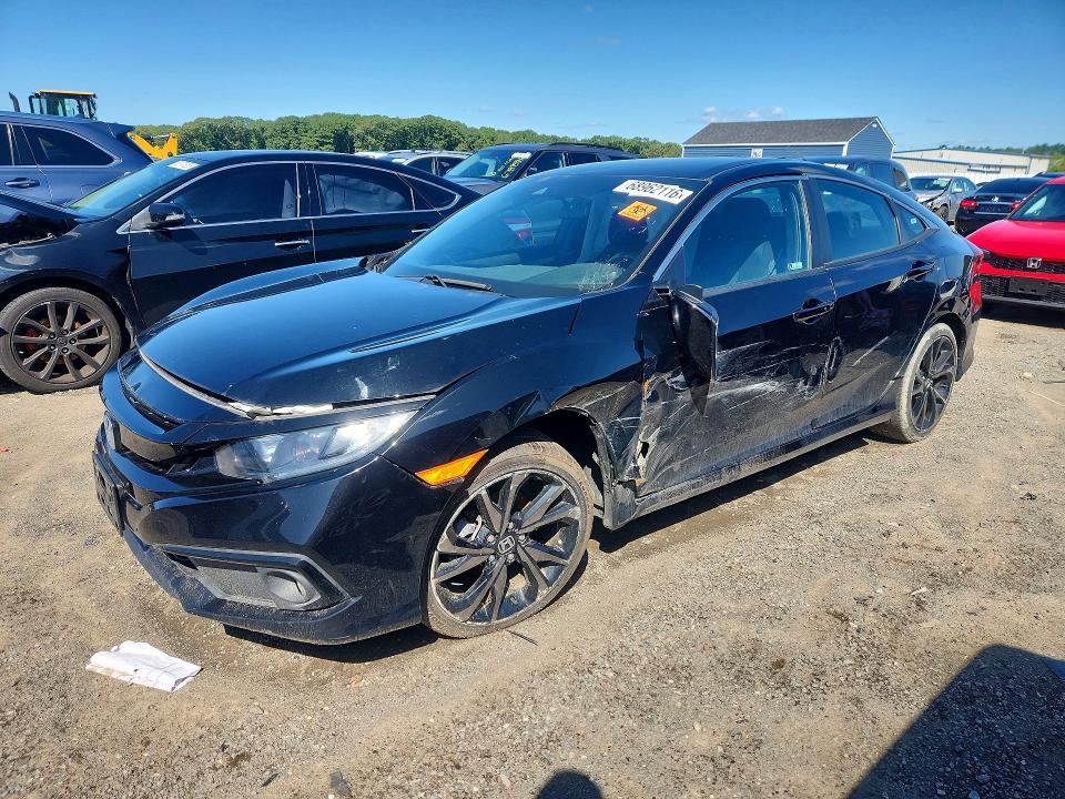 Auction sale of the 2021 Honda Civic, vin: 19XFC2F85ME202372, lot number: 68962116