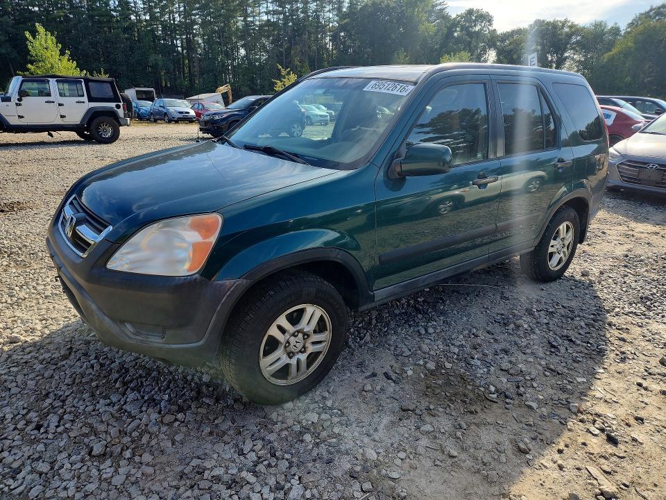 2002 Honda Cr-v მანქანა იყიდება აუქციონზე, vin: JHLRD78832C037076, აუქციონის ნომერი: 69512616