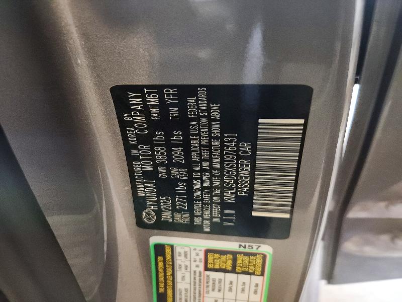 Продаж на аукціоні авто 2025 Hyundai Elantra, vin: KMHLS4DGXSU976431, номер лоту: 71051676