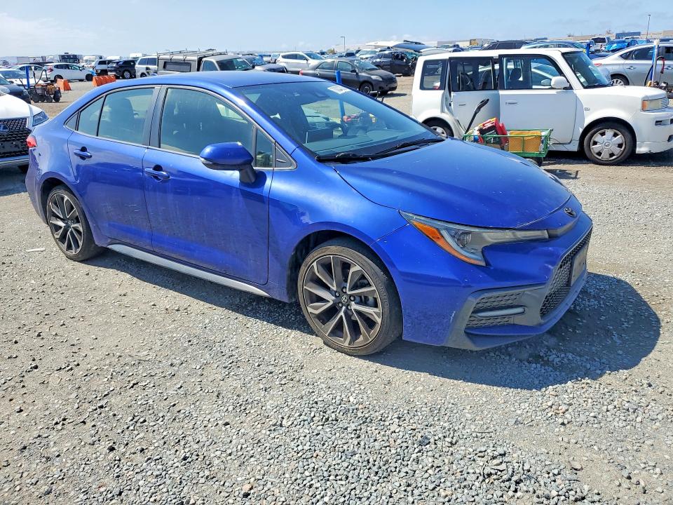 70000206 :رقم المزاد ، JTDS4RCE3LJ050754 vin ، 2020 Toyota Corolla مزاد بيع