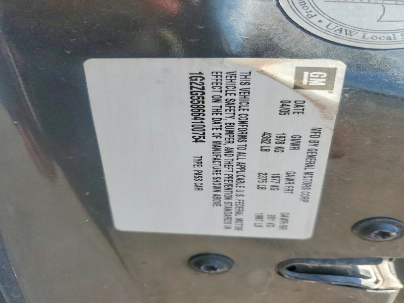 Aukcja sprzedaży 2006 Pontiac G6, vin: 1G2ZG558664100754, numer aukcji: 67286326