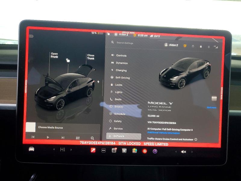 Aukcja sprzedaży 2023 Tesla Model Y, vin: 7SAYGDEE4PA136184, numer aukcji: 66613846