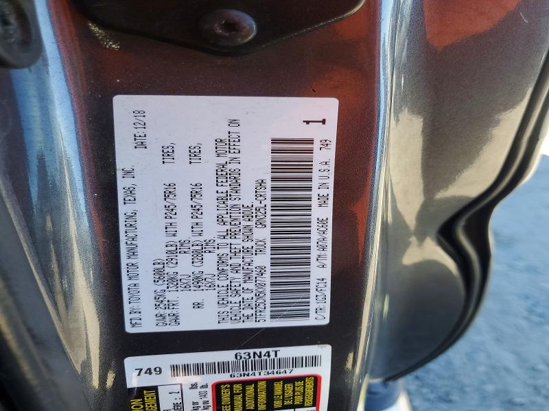 Продаж на аукціоні авто 2019 Toyota Tacoma, vin: 5TFRZ5CN5KX077460, номер лоту: 71050606