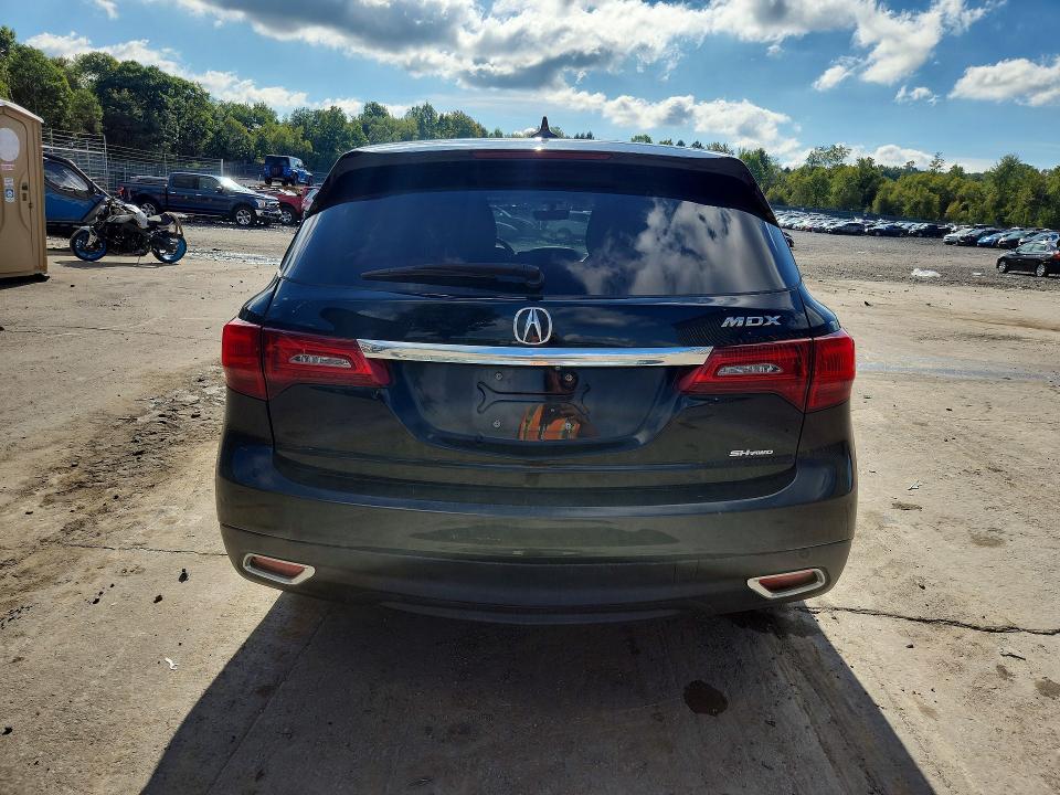 2016 Acura Mdx მანქანა იყიდება აუქციონზე, vin: 5FRYD4H21GB057614, აუქციონის ნომერი: 69506036