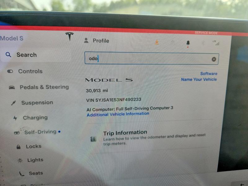 Aukcja sprzedaży 2022 Tesla Model S, vin: 5YJSA1E53NF490233, numer aukcji: 69745176