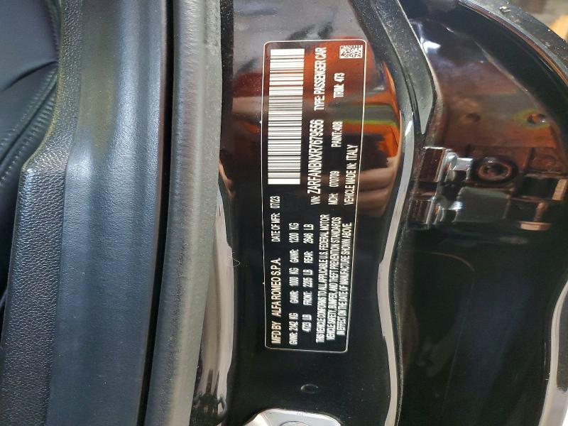 Продажа на аукционе авто 2024 Alfa Romeo Giulia, vin: ZARFANBNXR7679556, номер лота: 70622766