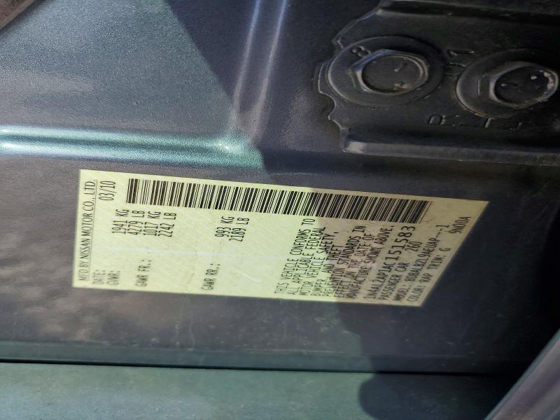 Продажа на аукционе авто 2010 Nissan Altima, vin: 1N4AL2AP1AC151583, номер лота: 70449506