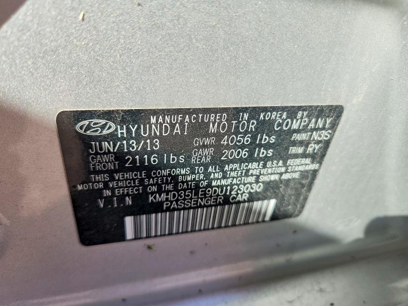 70877216 :رقم المزاد ، KMHD35LE9DU123030 vin ، 2013 Hyundai Elantra Gt مزاد بيع