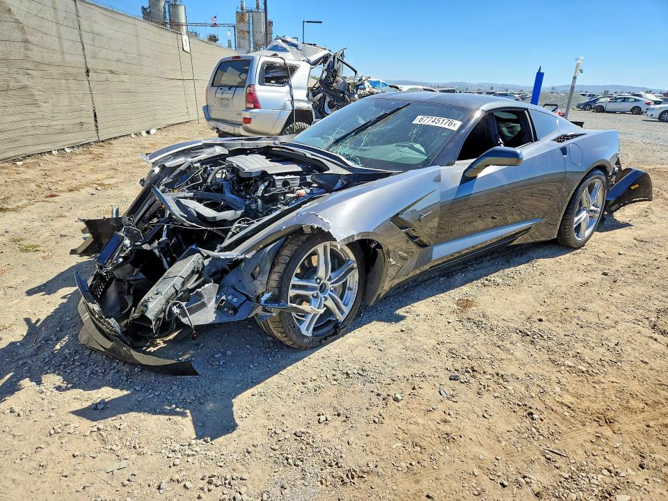 67745176 :رقم المزاد ، 1G1YB2D76H5116522 vin ، 2017 Chevrolet Corvette مزاد بيع
