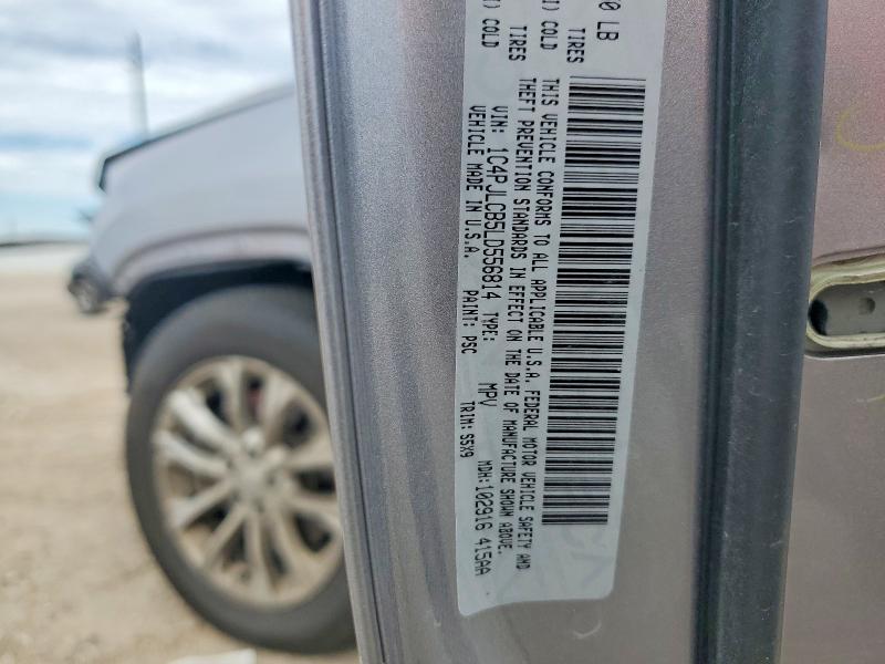 2020 Jeep Cherokee მანქანა იყიდება აუქციონზე, vin: 1C4PJLCB5LD556814, აუქციონის ნომერი: 67030986