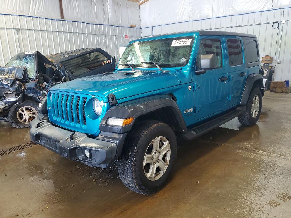 Продажа на аукционе авто 2019 Jeep Wrangler Unlimited, vin: 1C4HJXDG9KW615744, номер лота: 69451666