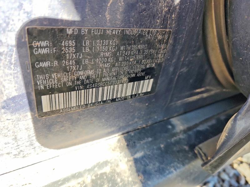Продаж на аукціоні авто 2015 Subaru Outback, vin: 4S4BSBCC5F3337433, номер лоту: 67666416