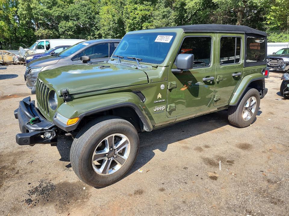 Продаж на аукціоні авто 2021 Jeep Wrangler Unlimited, vin: 1C4HJXEN6MW677411, номер лоту: 67004766