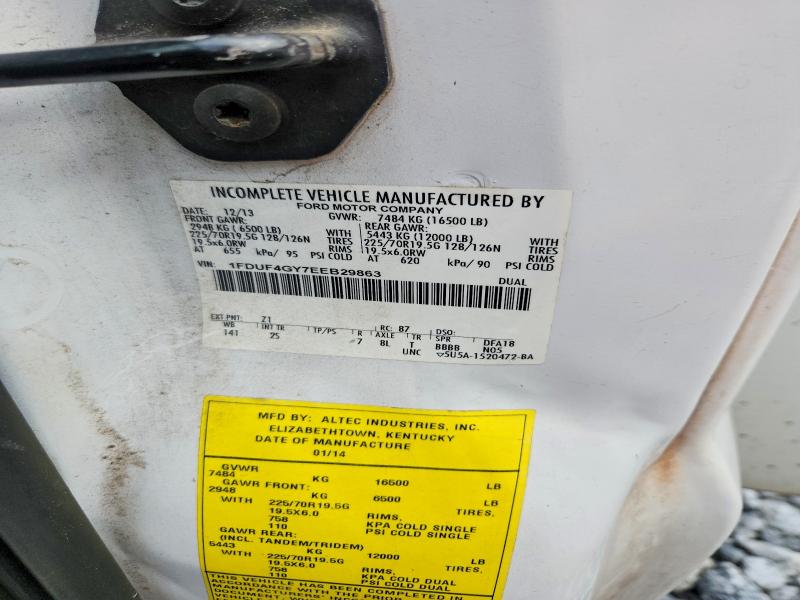 Aukcja sprzedaży 2014 Ford F450, vin: 1FDUF4GY7EEB29863, numer aukcji: 70260826