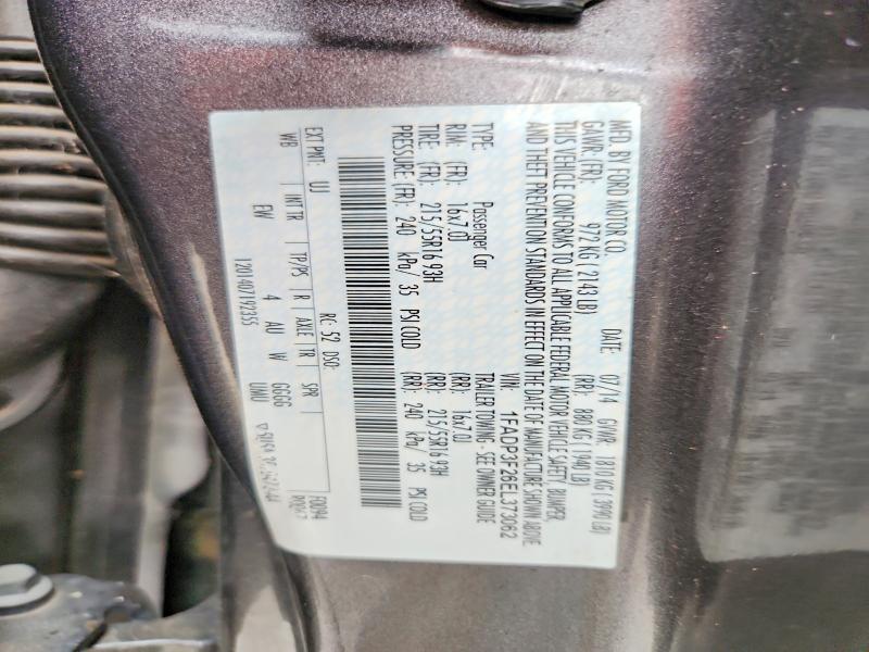Продажа на аукционе авто 2014 Ford Focus, vin: 1FADP3F26EL373062, номер лота: 71241876