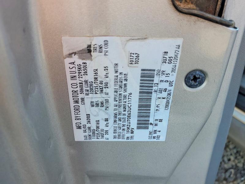 Aukcja sprzedaży 2003 Ford Explorer, vin: 1FMZU70E63UC11776, numer aukcji: 68391596