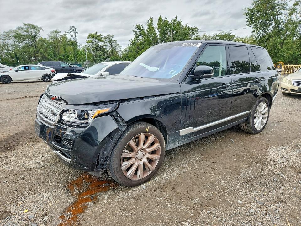 2017 Land Rover Range Rover მანქანა იყიდება აუქციონზე, vin: SALGS2FE5HA354814, აუქციონის ნომერი: 69859576