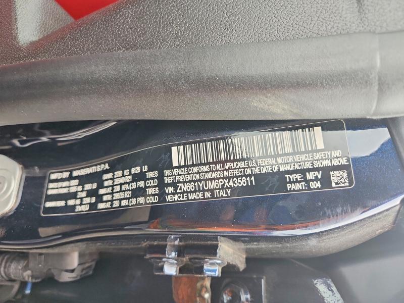 67845696 :رقم المزاد ، ZN661YUM6PX435611 vin ، 2023 Maserati Levante مزاد بيع