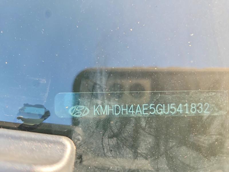 2016 Hyundai Elantra მანქანა იყიდება აუქციონზე, vin: KMHDH4AE5GU541832, აუქციონის ნომერი: 67505266