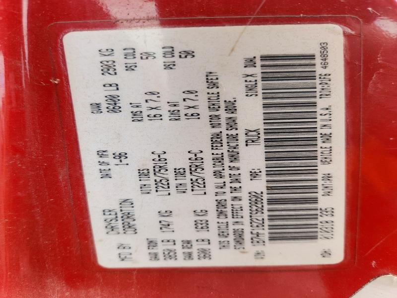 Aukcja sprzedaży 1996 Dodge Ram 1500, vin: 1B7HF16Z2TS628602, numer aukcji: 70774886