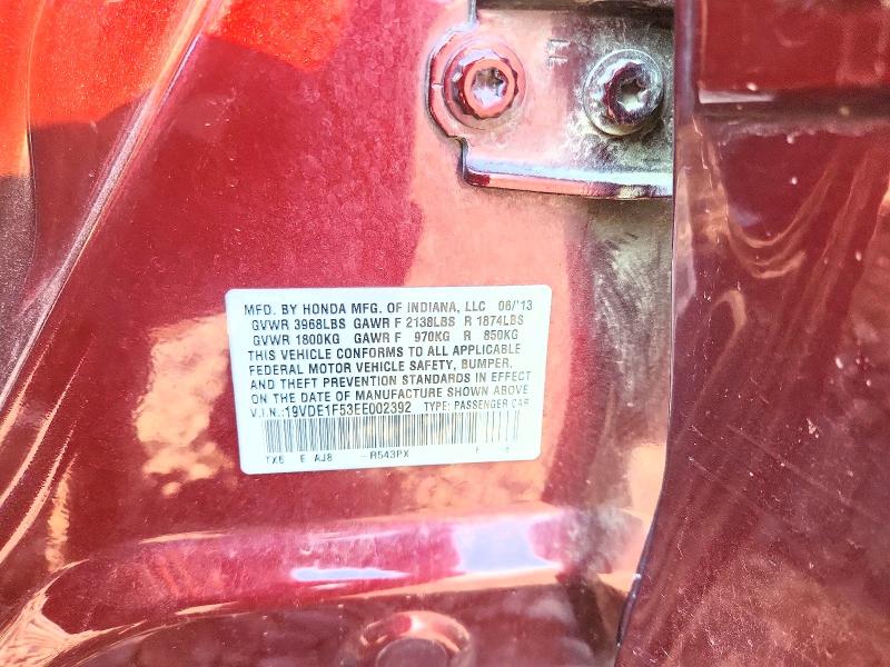 68684276 :رقم المزاد ، 19VDE1F53EE002392 vin ، 2014 Acura Ilx مزاد بيع