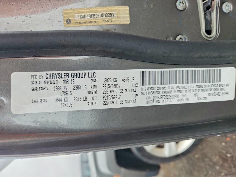 Продаж на аукціоні авто 2014 Jeep Patriot, vin: 1C4NJRFB9ED512291, номер лоту: 67552186