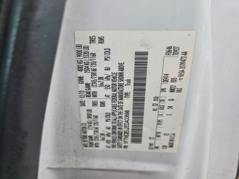 66806106 :رقم المزاد ، 1FTNE2EL2EDA33698 vin ، 2014 Ford Econoline مزاد بيع