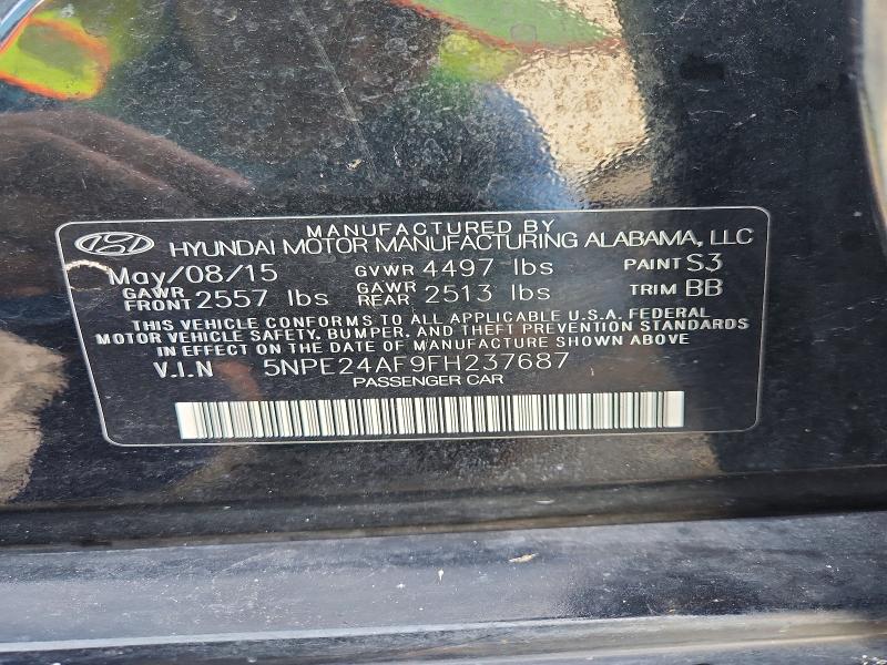 Продаж на аукціоні авто 2015 Hyundai Sonata, vin: 5NPE24AF9FH237687, номер лоту: 68278206
