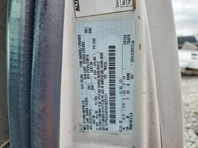69957766 :رقم المزاد ، 1FTNS24W35HB25531 vin ، 2005 Ford Econoline مزاد بيع