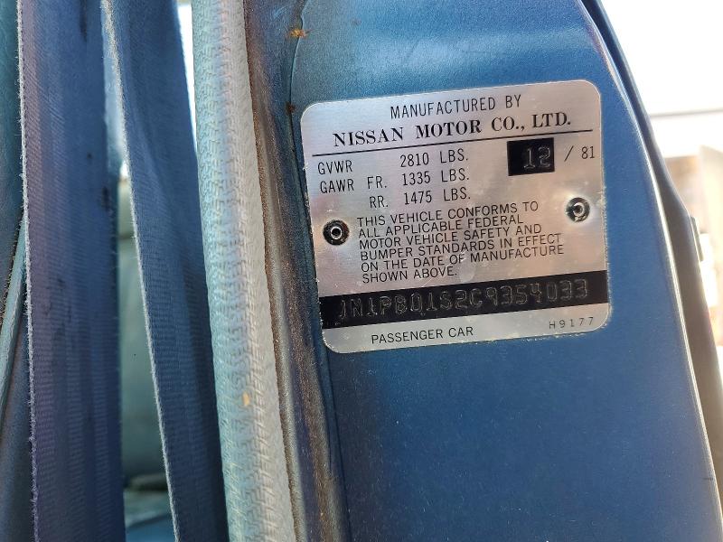 Aukcja sprzedaży 1982 Datsun B210, vin: JN1PB01S2C9354033, numer aukcji: 67042306