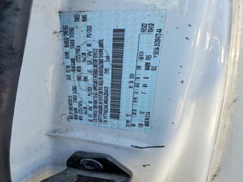 69617036 :رقم المزاد ، 1FTNE24L46DA26433 vin ، 2006 Ford Econoline مزاد بيع