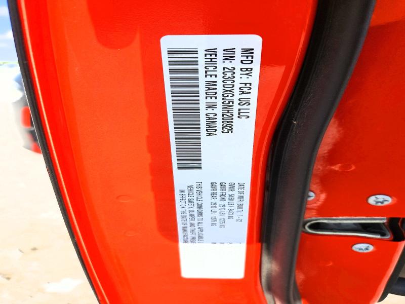 Aukcja sprzedaży 2022 Dodge Charger, vin: 2C3CDXGJ5NH208925, numer aukcji: 69810186