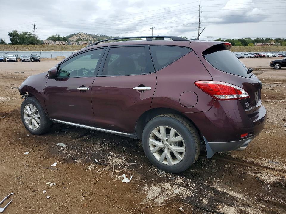 2013 Nissan Murano მანქანა იყიდება აუქციონზე, vin: JN8AZ1MW6DW312426, აუქციონის ნომერი: 69087066