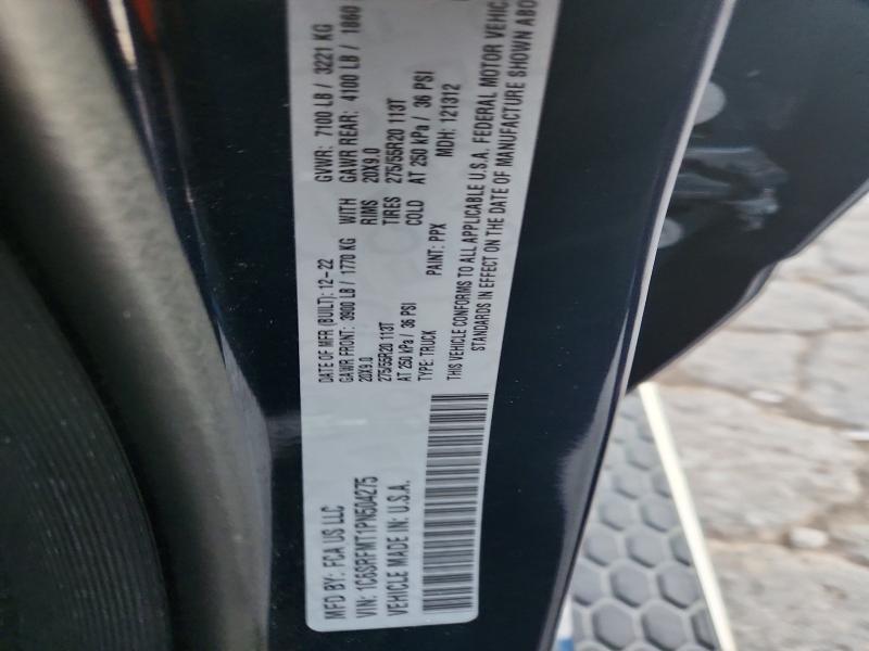 68248356 :رقم المزاد ، 1C6SRFMT1PN504275 vin ، 2023 Ram 1500 مزاد بيع