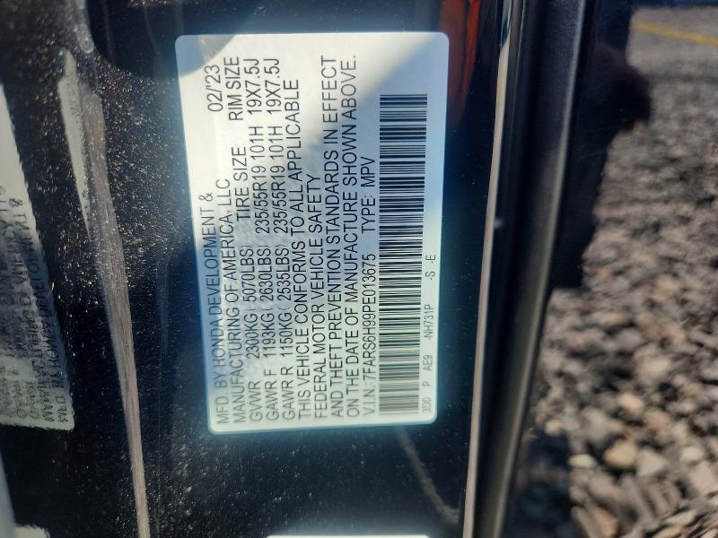 Продаж на аукціоні авто 2023 Honda Cr-v, vin: 7FARS6H99PE013675, номер лоту: 66917176