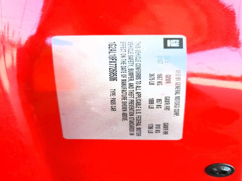 Aukcja sprzedaży 2007 Pontiac G5, vin: 1G2AL18FX77268506, numer aukcji: 65168896