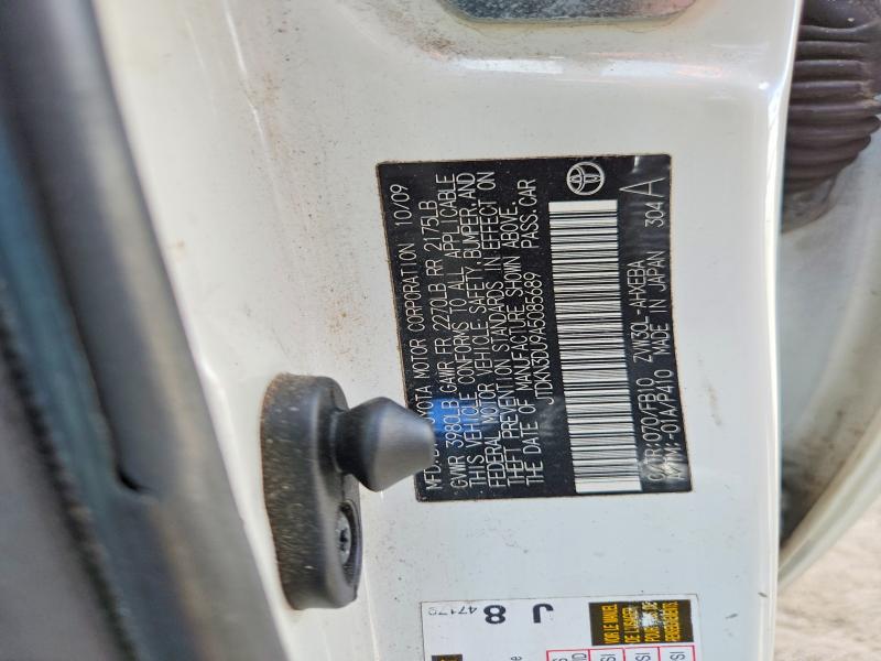 68463516 :رقم المزاد ، JTDKN3DU9A5085689 vin ، 2010 Toyota Prius مزاد بيع