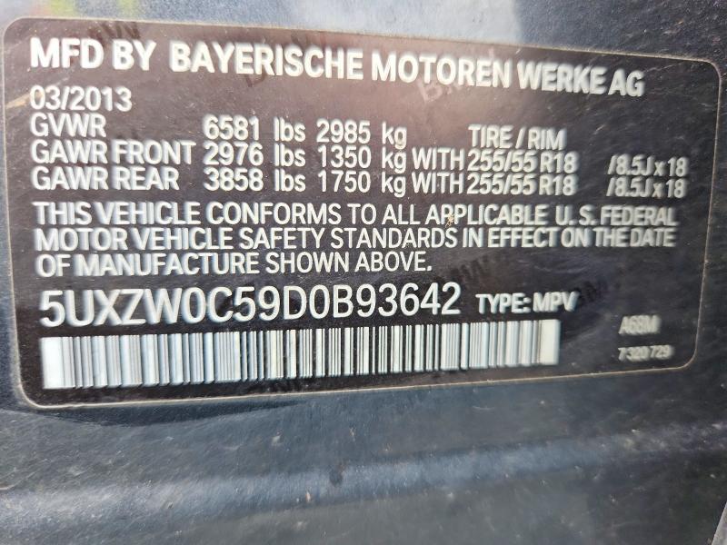 Aukcja sprzedaży 2013 Bmw X5, vin: 5UXZW0C59D0B93642, numer aukcji: 68882386